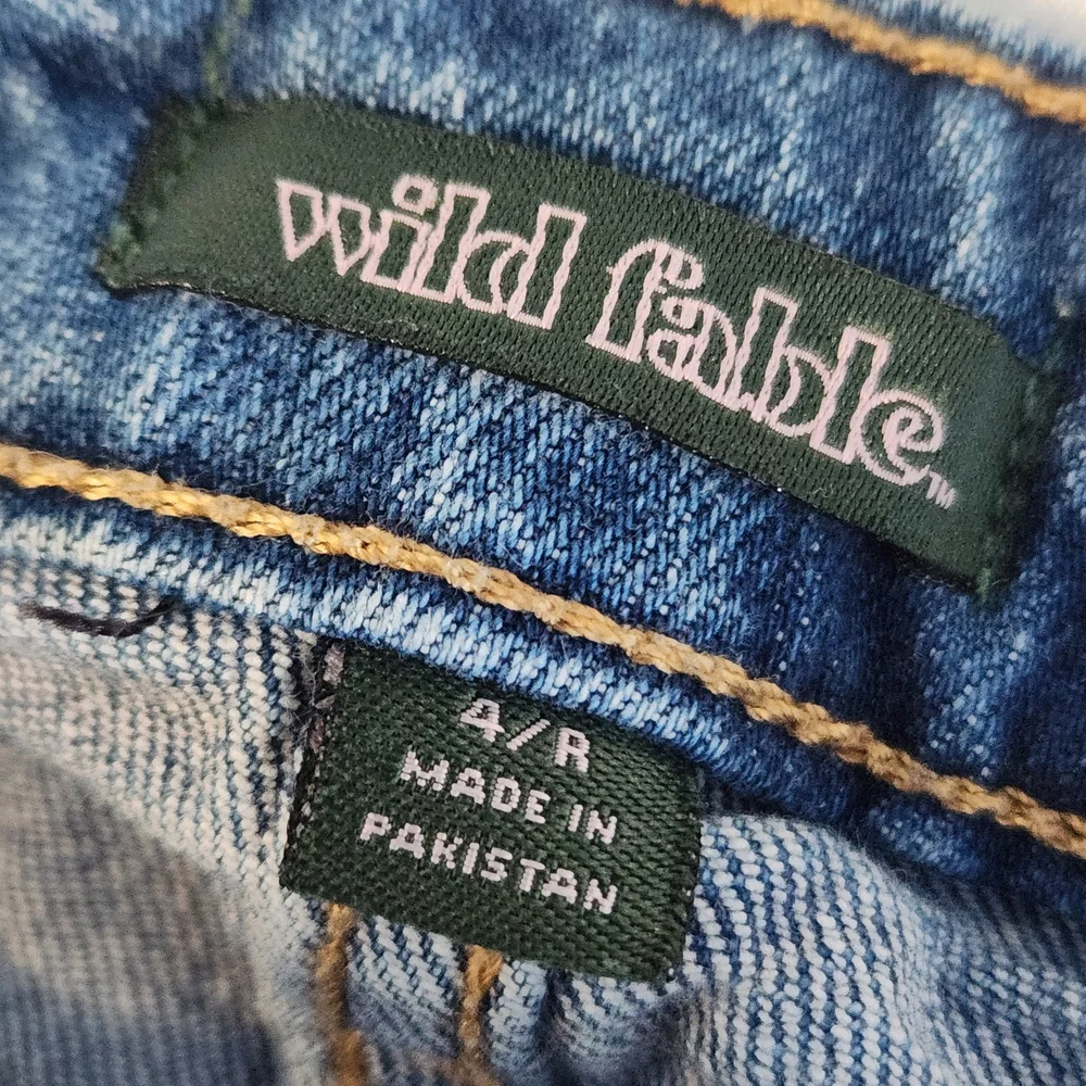 Wild Fable Womens Distressed Blue Jean Shorts Size 4R Euc